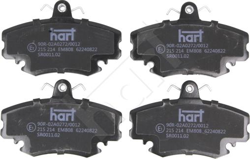 Hart 215 214 - Jarrupala, levyjarru inparts.fi