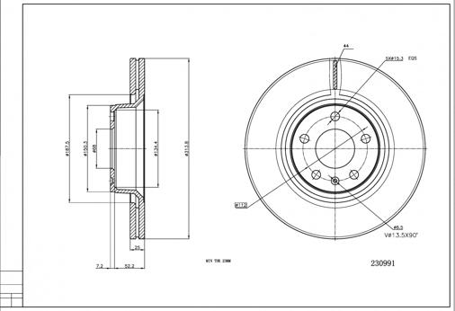 Hart 230 991 - Jarrulevy inparts.fi