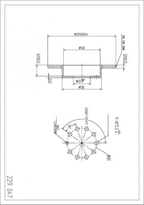 Hart 229 047 - Jarrulevy inparts.fi