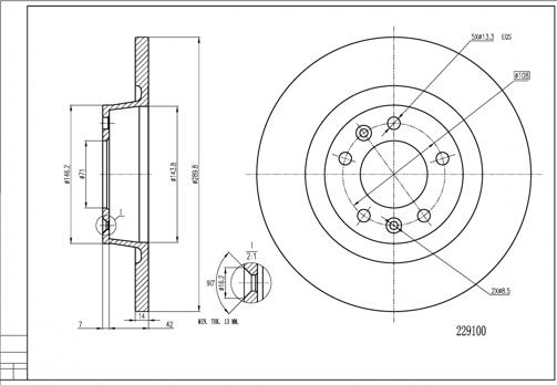 Hart 229 100 - Jarrulevy inparts.fi