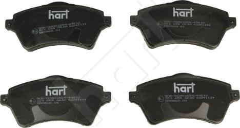 Hart 221 654 - Jarrupala, levyjarru inparts.fi