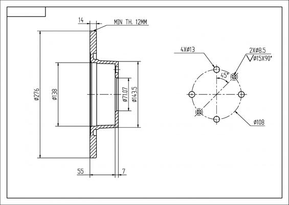 Hart 223 506 - Jarrulevy inparts.fi