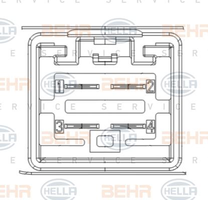 HELLA 9ML 351 332-461 - Vastus, sisäilmantuuletin inparts.fi