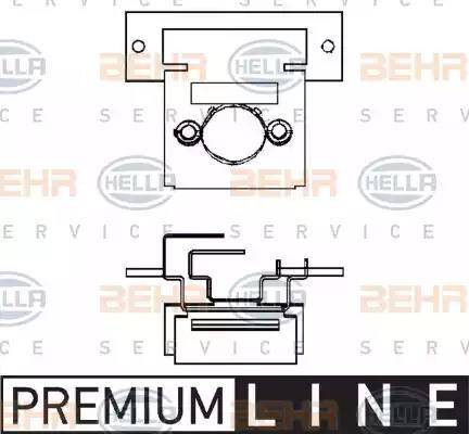 HELLA 9ML 351 332-071 - Vastus, sisäilmantuuletin inparts.fi