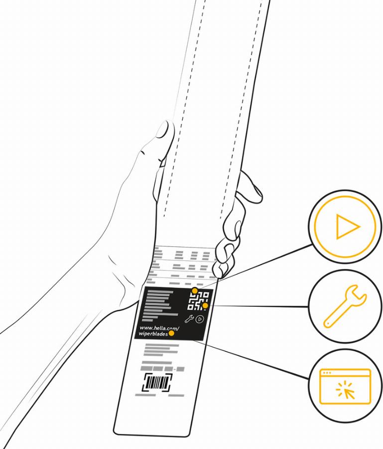 HELLA 9XW 358 004-261 - Pyyhkijänsulka inparts.fi