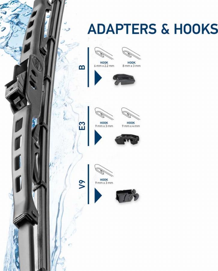 HELLA 9XW 190 253-191 - Pyyhkijänsulka inparts.fi