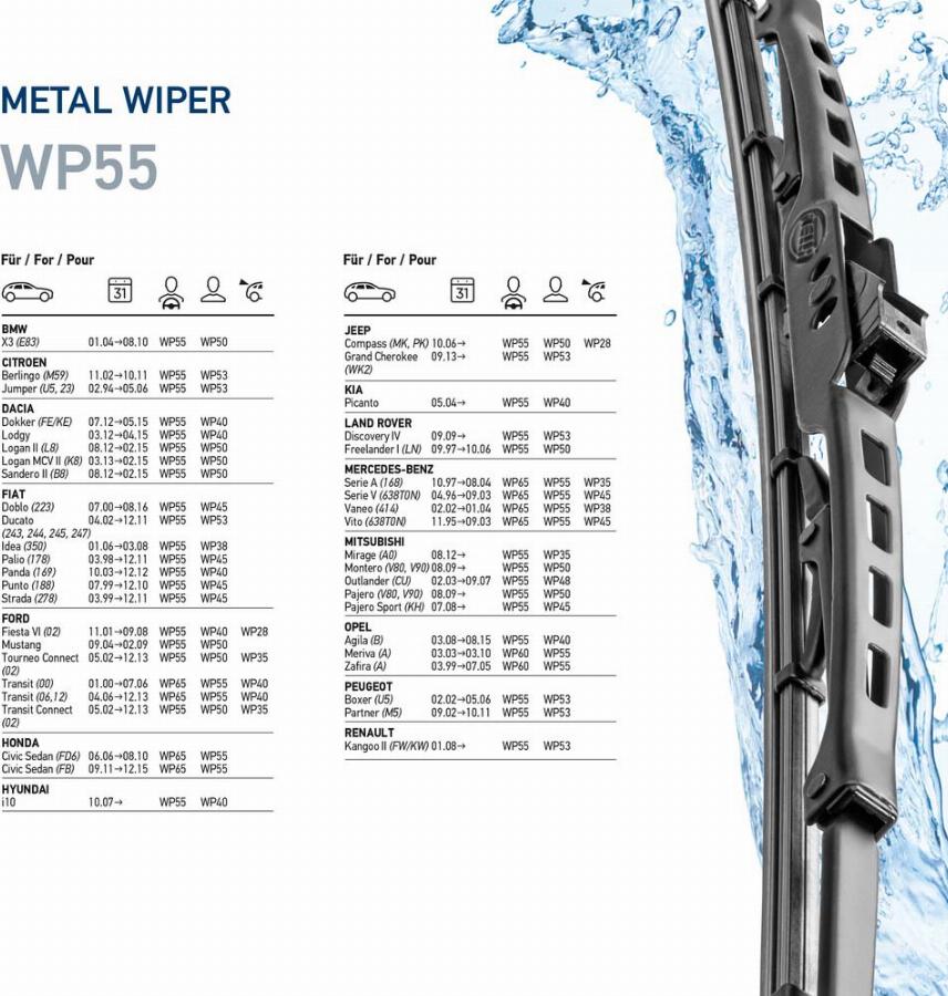 HELLA 9XW 178 878-221 - Pyyhkijänsulka inparts.fi