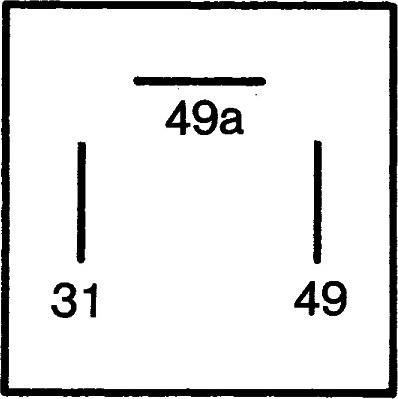 HELLA 4DB 003 750-721 - Vilkkurele inparts.fi