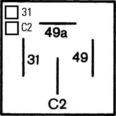 HELLA 4DM 003 360-027 - Vilkkurele inparts.fi