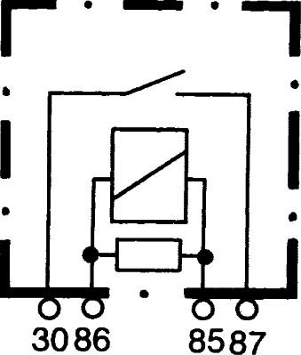 HELLA 4RA 007 957-001 - Rele, työvirta inparts.fi