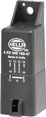 HELLA 4RV 008 188-471 - Ohjainlaite, hehkutusjärjest. inparts.fi