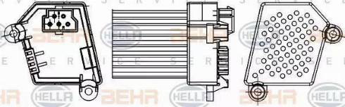 HELLA 5HL 351 311-521 - Säädin, lämmityslaitteen puhallin inparts.fi