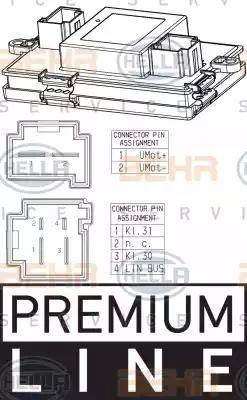 HELLA 5HL 351 321-541 - Säädin, lämmityslaitteen puhallin inparts.fi