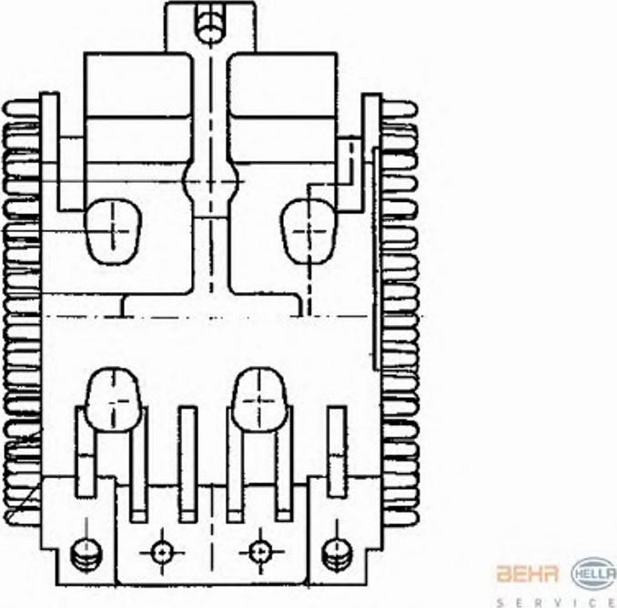 HELLA 5HL 351 321-041 - Ohjainlaite, lämmitys / tuuletus inparts.fi