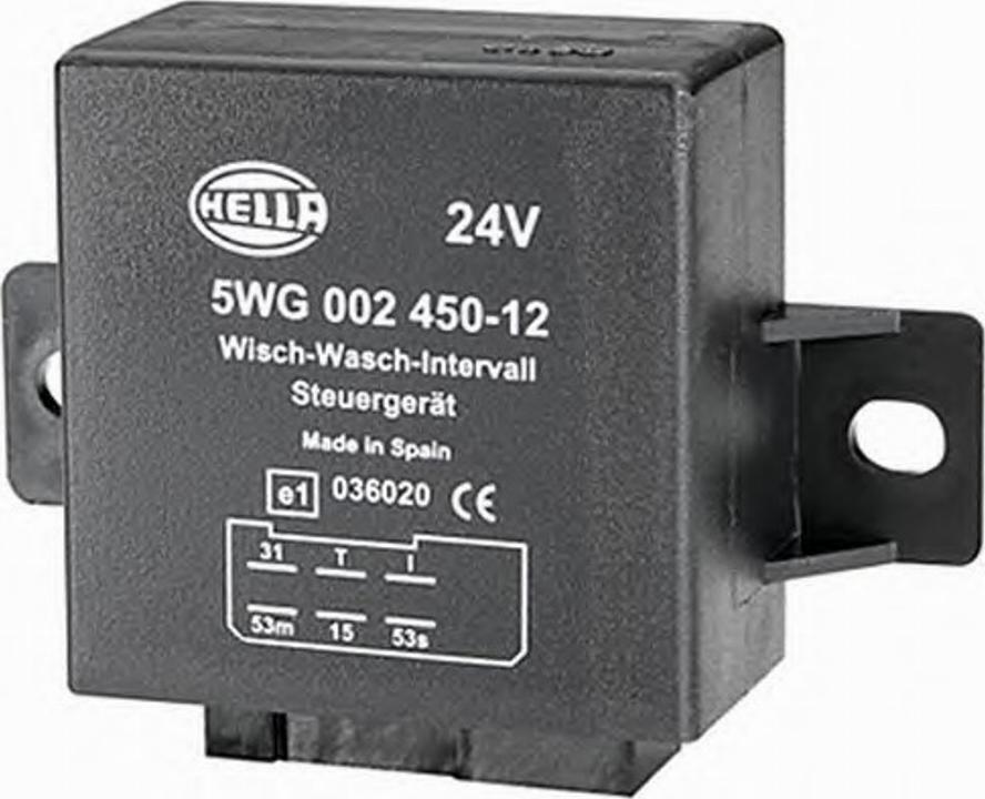 HELLA 5WG 002 450-127 - Rele, tihkukytkin inparts.fi