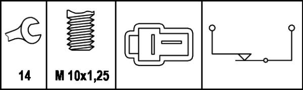 HELLA 6DD 008 622-421 - Jarruvalokatkaisin inparts.fi