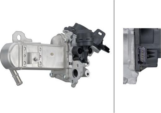 HELLA 6NU 358 167-071 - EGR-moduuli (pakokaasukierrätys) inparts.fi