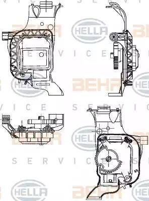 HELLA 6NW 351 344-031 - Säädin, säätöläppä inparts.fi