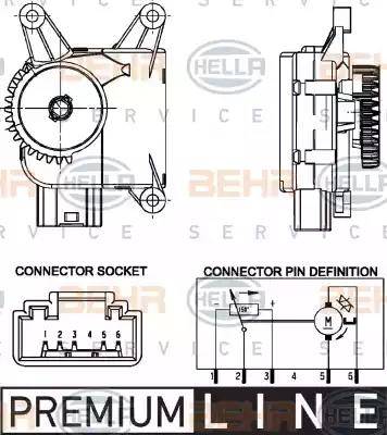 HELLA 6NW 351 344-021 - Säädin, säätöläppä inparts.fi