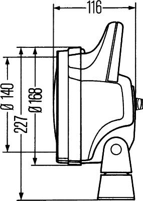 HELLA 1G4 003 470-001 - Työvalo inparts.fi