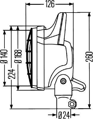 HELLA 1G4 003 470-147 - Työvalo inparts.fi