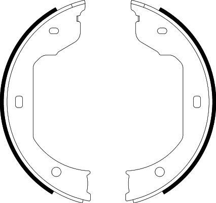 HELLA 8DA 355 050-471 - Jarrukenkäsarja, seisontajarru inparts.fi