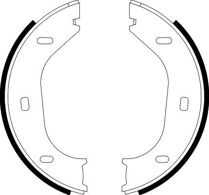 HELLA 8DA 355 050-011 - Jarrukenkäsarja, seisontajarru inparts.fi