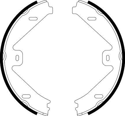 HELLA 8DA 355 050-081 - Jarrukenkäsarja, seisontajarru inparts.fi