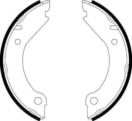 HELLA 8DA 355 050-021 - Jarrukenkäsarja, seisontajarru inparts.fi