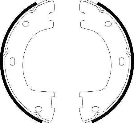 HELLA 8DA 355 050-071 - Jarrukenkäsarja, seisontajarru inparts.fi