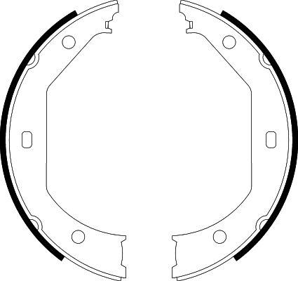 HELLA 8DA 355 050-381 - Jarrukenkäsarja, seisontajarru inparts.fi