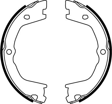 HELLA 8DA 355 050-231 - Jarrukenkäsarja, seisontajarru inparts.fi