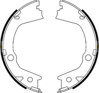 HELLA 8DA 355 051-281 - Jarrukenkäsarja, seisontajarru inparts.fi