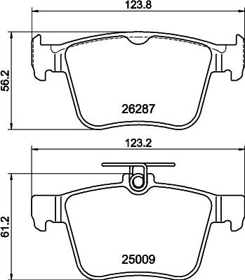 HELLA 8DB 355 044-951 - Jarrupala, levyjarru inparts.fi