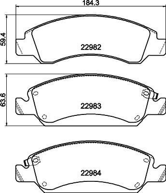 HELLA 8DB 355 044-881 - Jarrupala, levyjarru inparts.fi