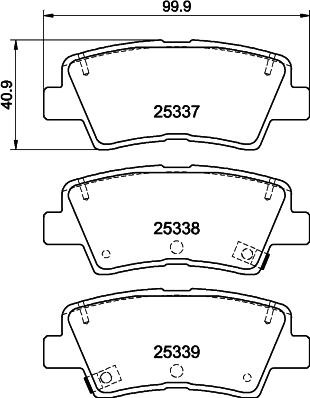 HELLA 8DB 355 044-731 - Jarrupala, levyjarru inparts.fi