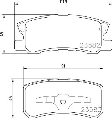 HELLA 8DB 355 045-481 - Jarrupala, levyjarru inparts.fi