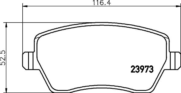 HELLA 8DB 355 045-111 - Jarrupala, levyjarru inparts.fi