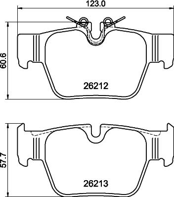 HELLA 8DB 355 040-581 - Jarrupala, levyjarru inparts.fi