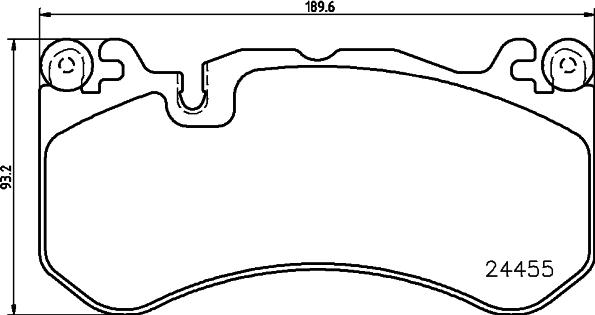 HELLA 8DB 355 040-091 - Jarrupala, levyjarru inparts.fi