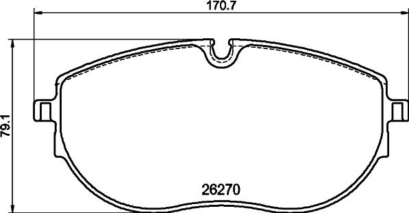 HELLA 8DB 355 040-891 - Jarrupala, levyjarru inparts.fi