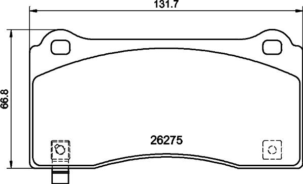 HELLA 8DB 355 040-861 - Jarrupala, levyjarru inparts.fi