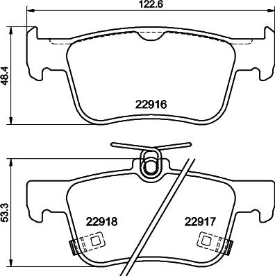 HELLA 8DB 355 040-871 - Jarrupala, levyjarru inparts.fi