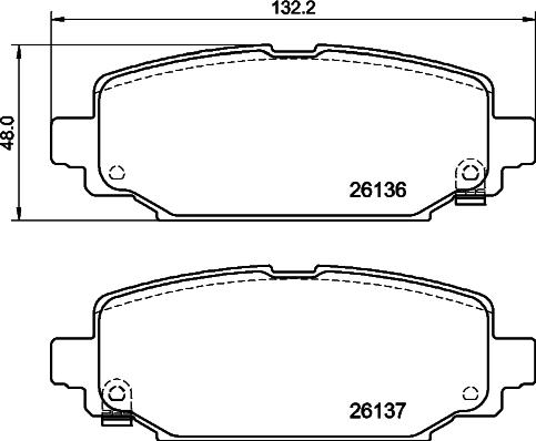 HELLA 8DB 355 040-251 - Jarrupala, levyjarru inparts.fi