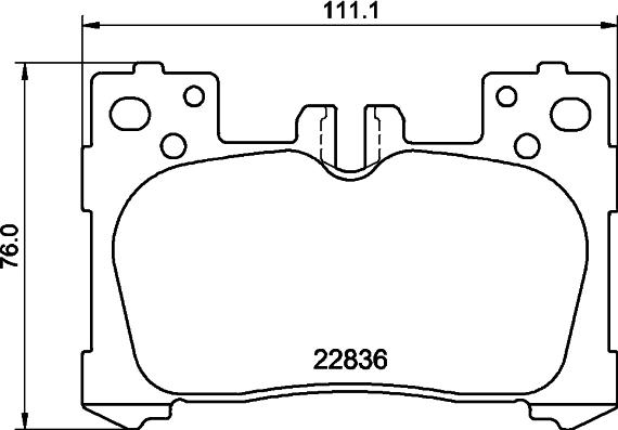 HELLA 8DB 355 040-741 - Jarrupala, levyjarru inparts.fi