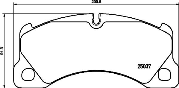 HELLA 8DB 355 040-781 - Jarrupala, levyjarru inparts.fi