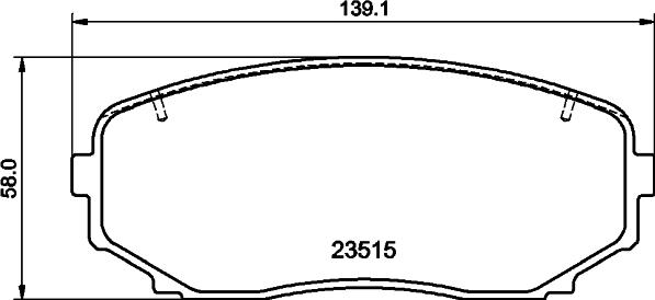 HELLA 8DB 355 041-191 - Jarrupala, levyjarru inparts.fi