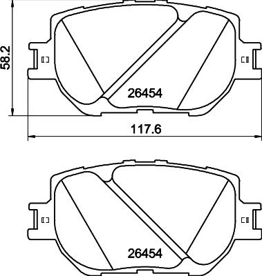 HELLA 8DB 355 041-221 - Jarrupala, levyjarru inparts.fi