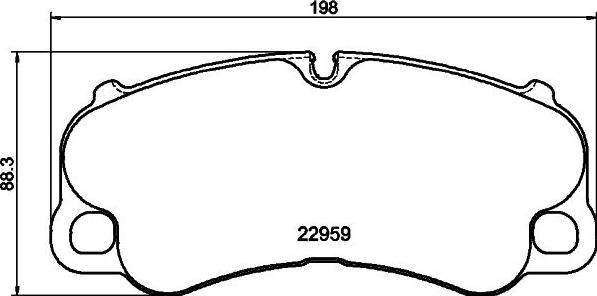 HELLA 8DB 355 043-921 - Jarrupala, levyjarru inparts.fi