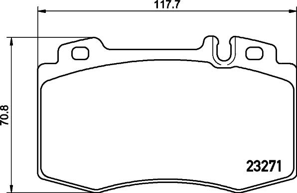 HELLA 8DB 355 043-121 - Jarrupala, levyjarru inparts.fi